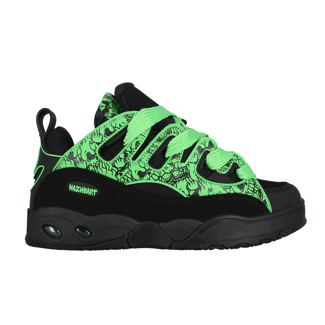 Zapatos Osiris D3 E Negro/verde/hazheart