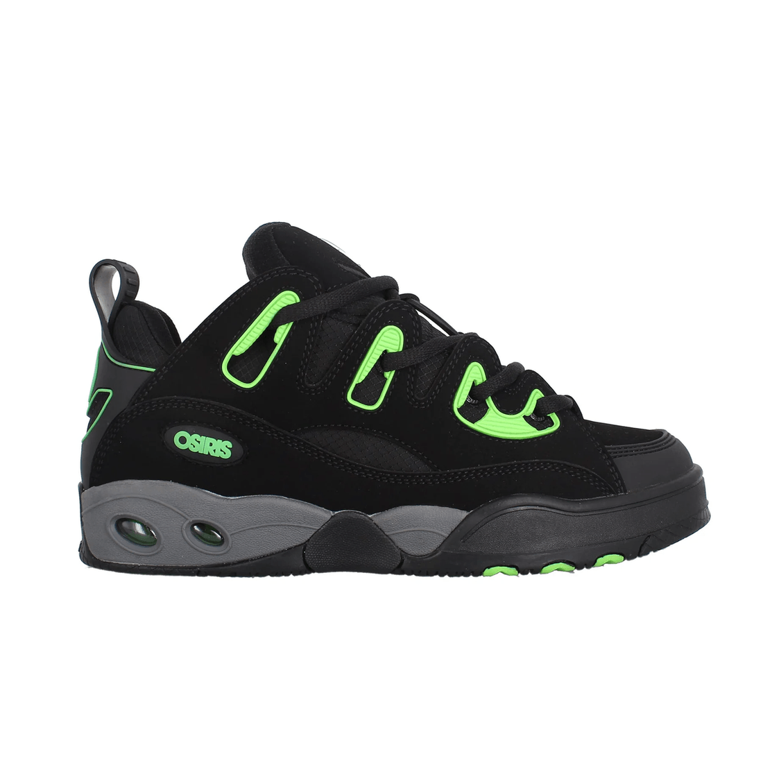 Zapatos Osiris D3 E Negro/carbono/verde
