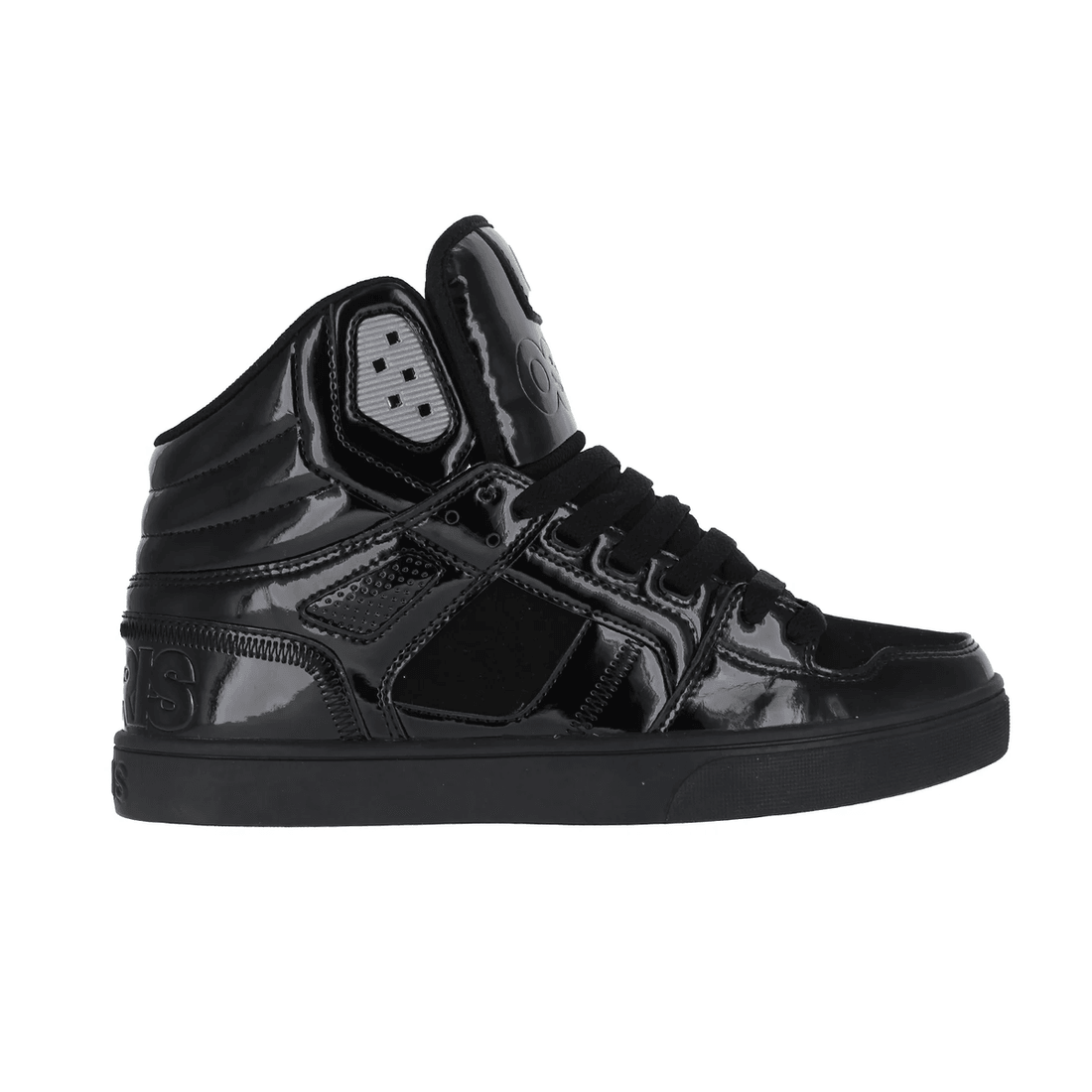 Zapatos Osiris Clon Negro/patente/plata